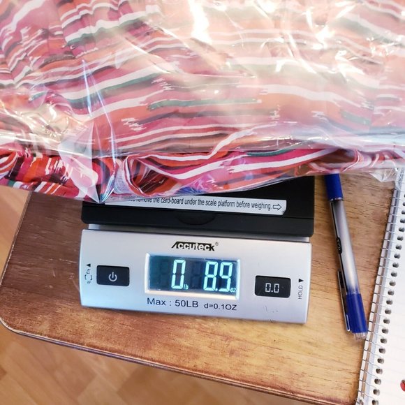 Loft Ikat Womens Dress Size 6 Red Pink Smocked Back Western Ruffle Desert NEW - Picture 15 of 15